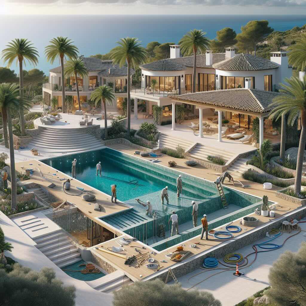 Construcción de piscinas en Palma de Mallorca para este 2024